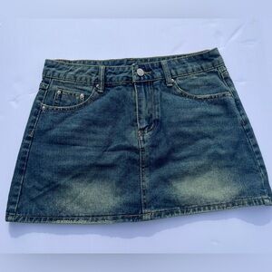 Classic Denim Mini Skirt